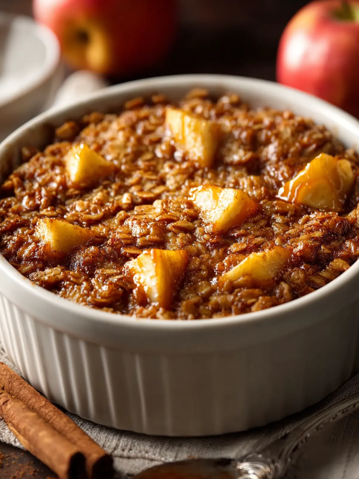 Apple Cinnamon Oatmeal Breakfast Bake First Image