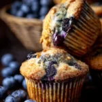 Bakery Style Blueberry Muffins First Image