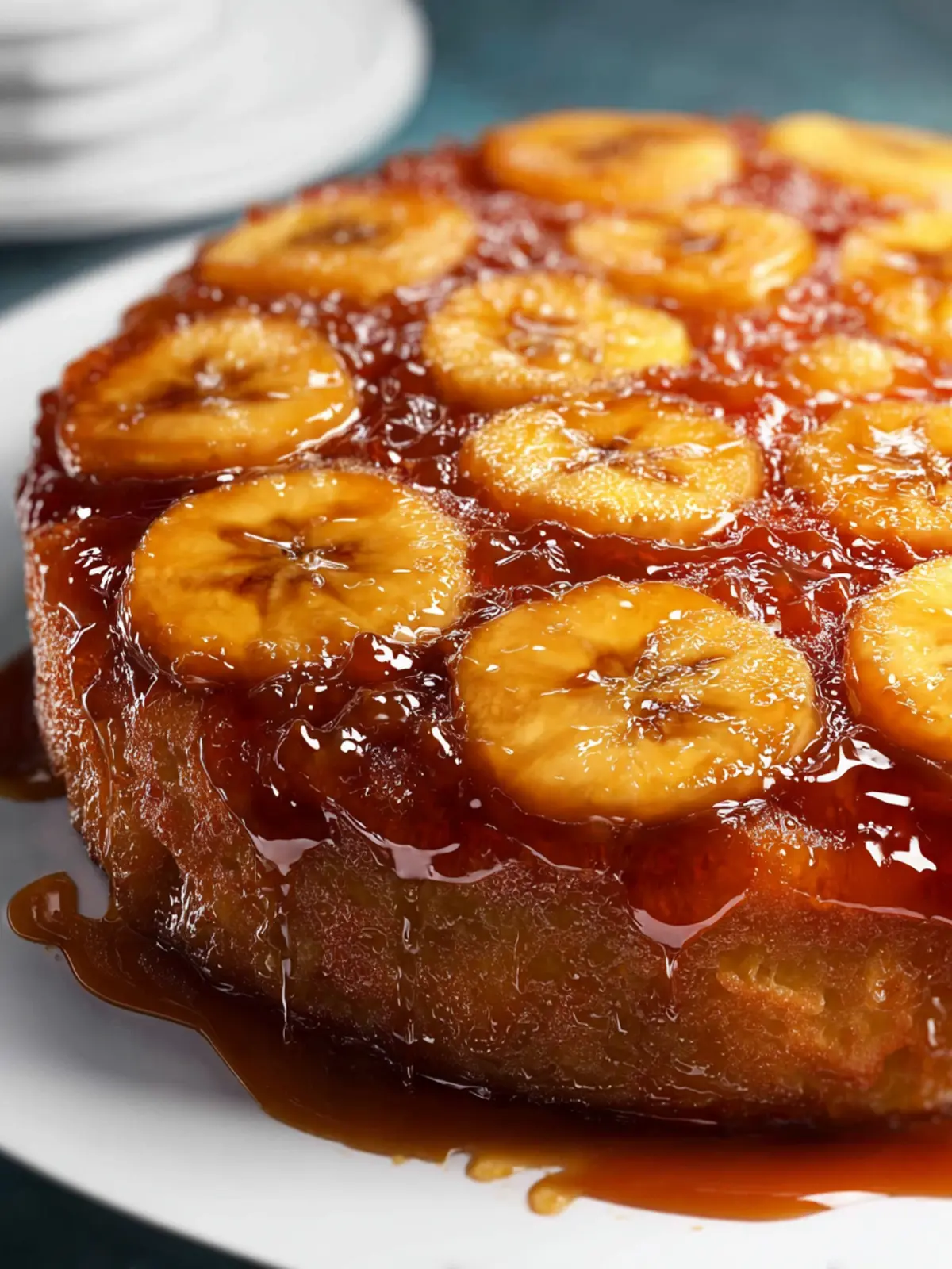 Banana Upside Down Cake First Image