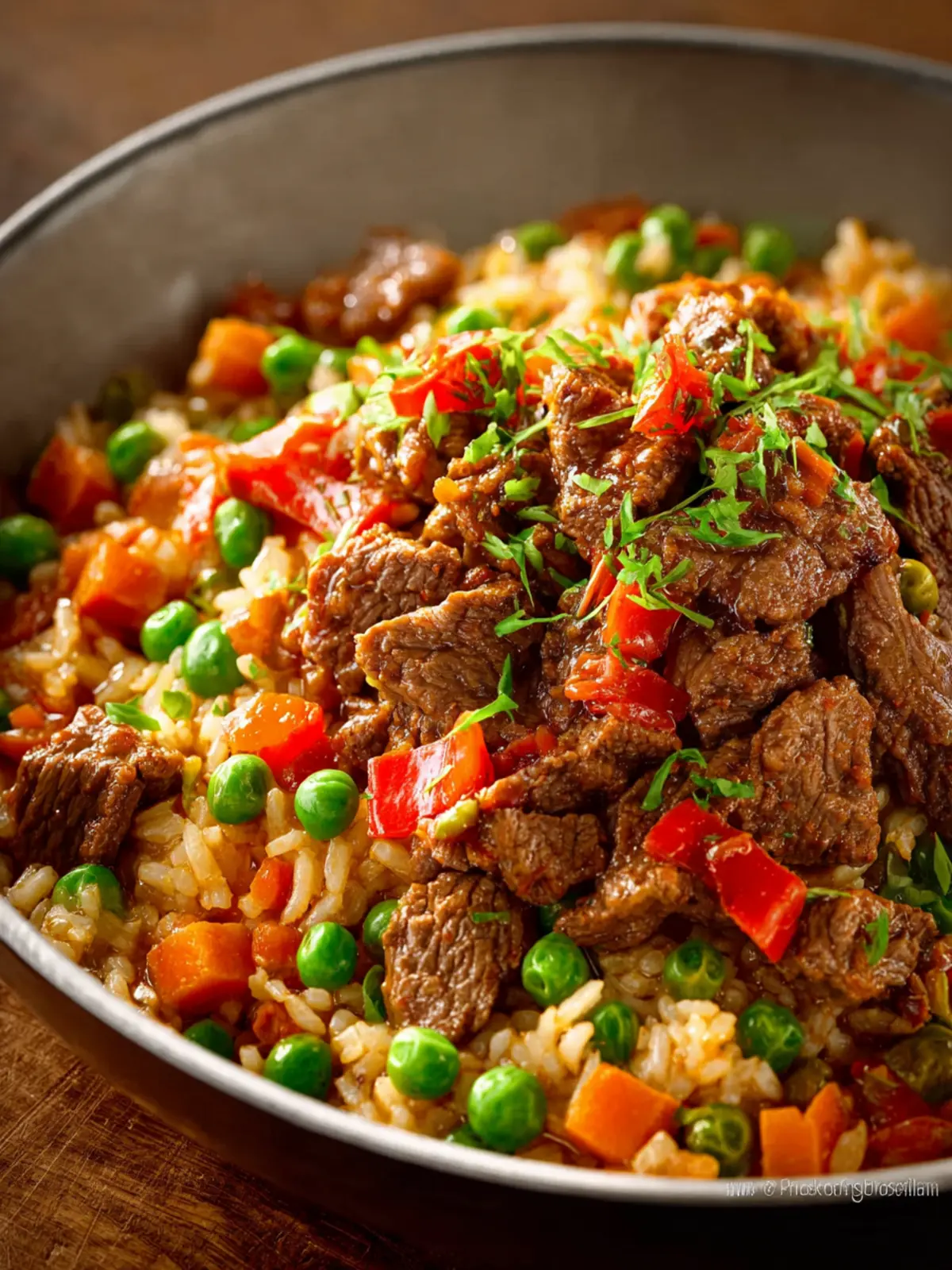 Beef and Rice Recipe First Image
