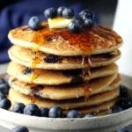 Blueberry Oat Pancakes First Image