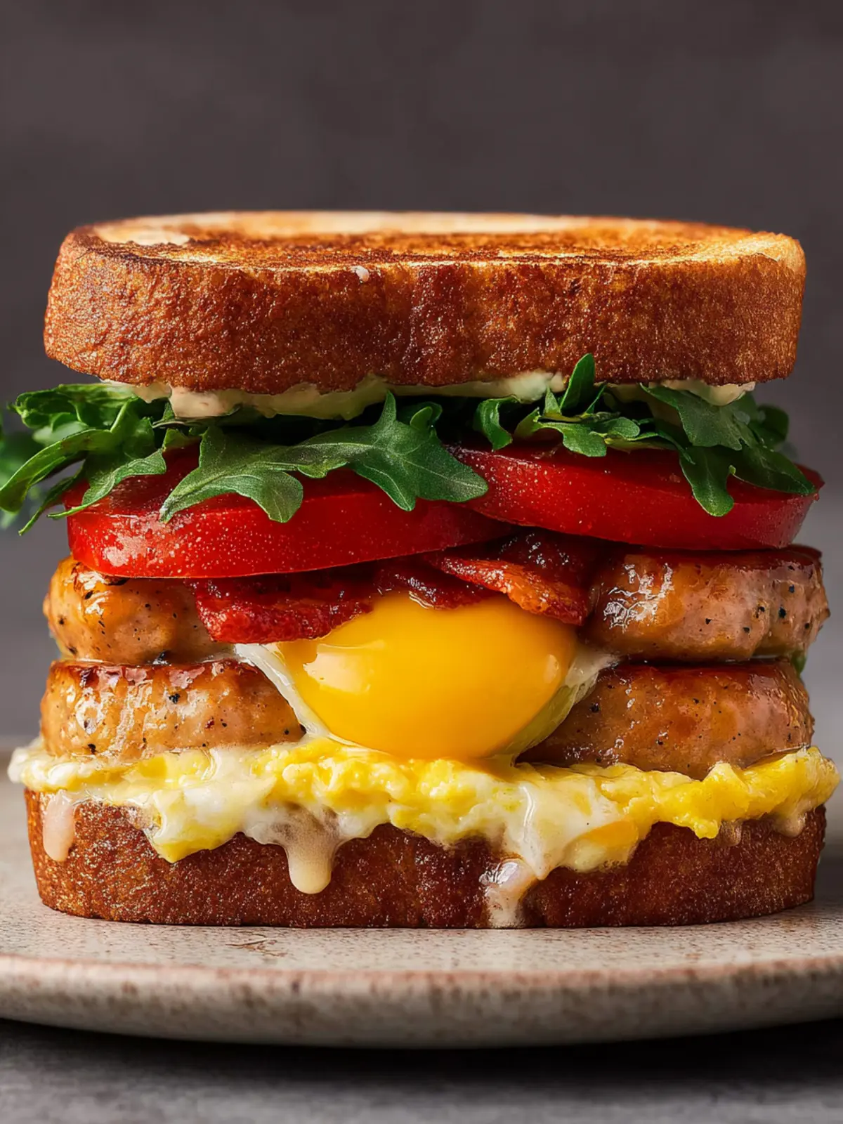 Chicken Sausage Breakfast Sandwich First Image