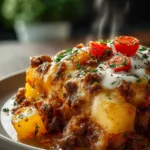 Ground Beef Potato Casserole First Image