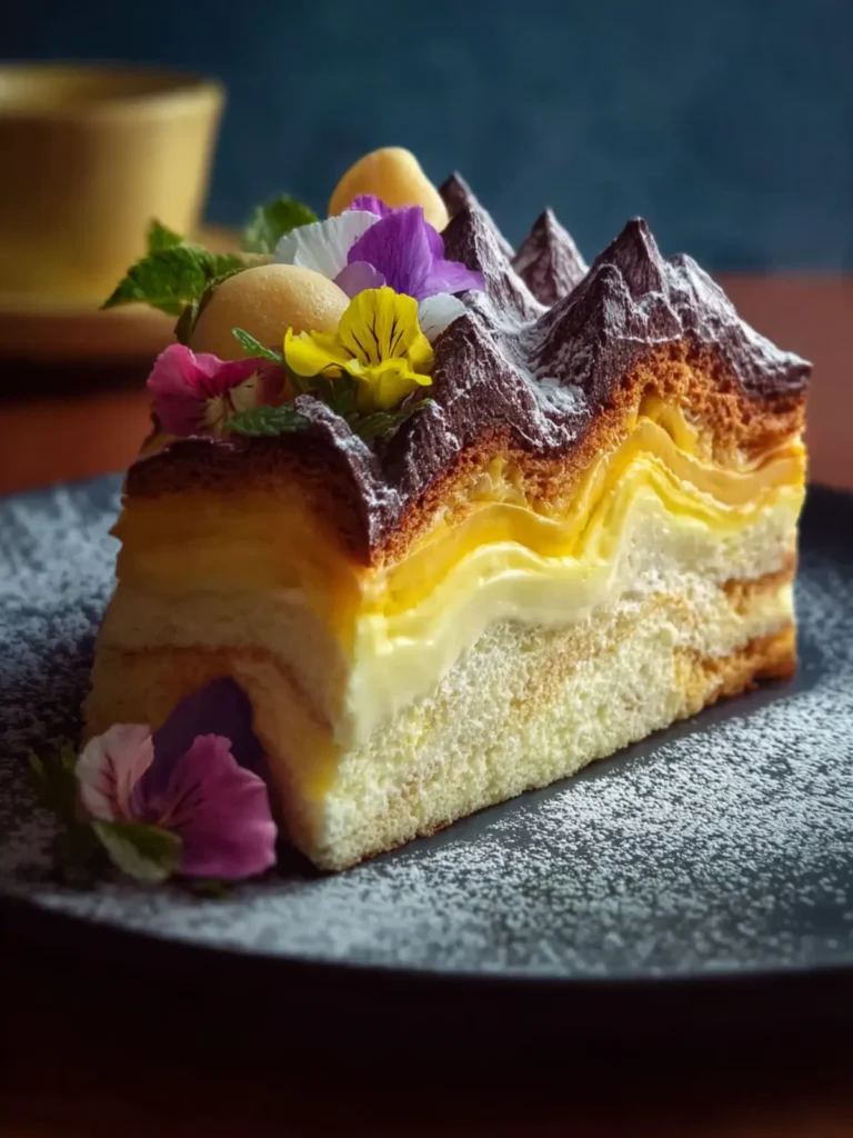 Karpatka Cake Recipe – A Creamy Polish Mountain Cake First Image