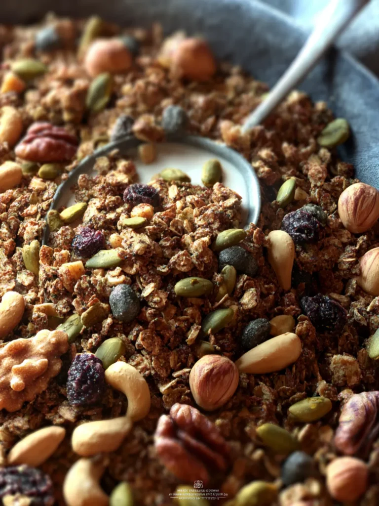 Nuts and Seeds Homemade Granola First Image