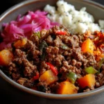 Savory Ground Beef and Butternut Squash Bowls Recipe First Image