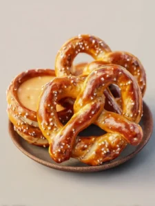 Warm Pretzels and Cheese Dip First Image