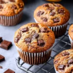 Banana Chocolate Chunk Muffins First Image