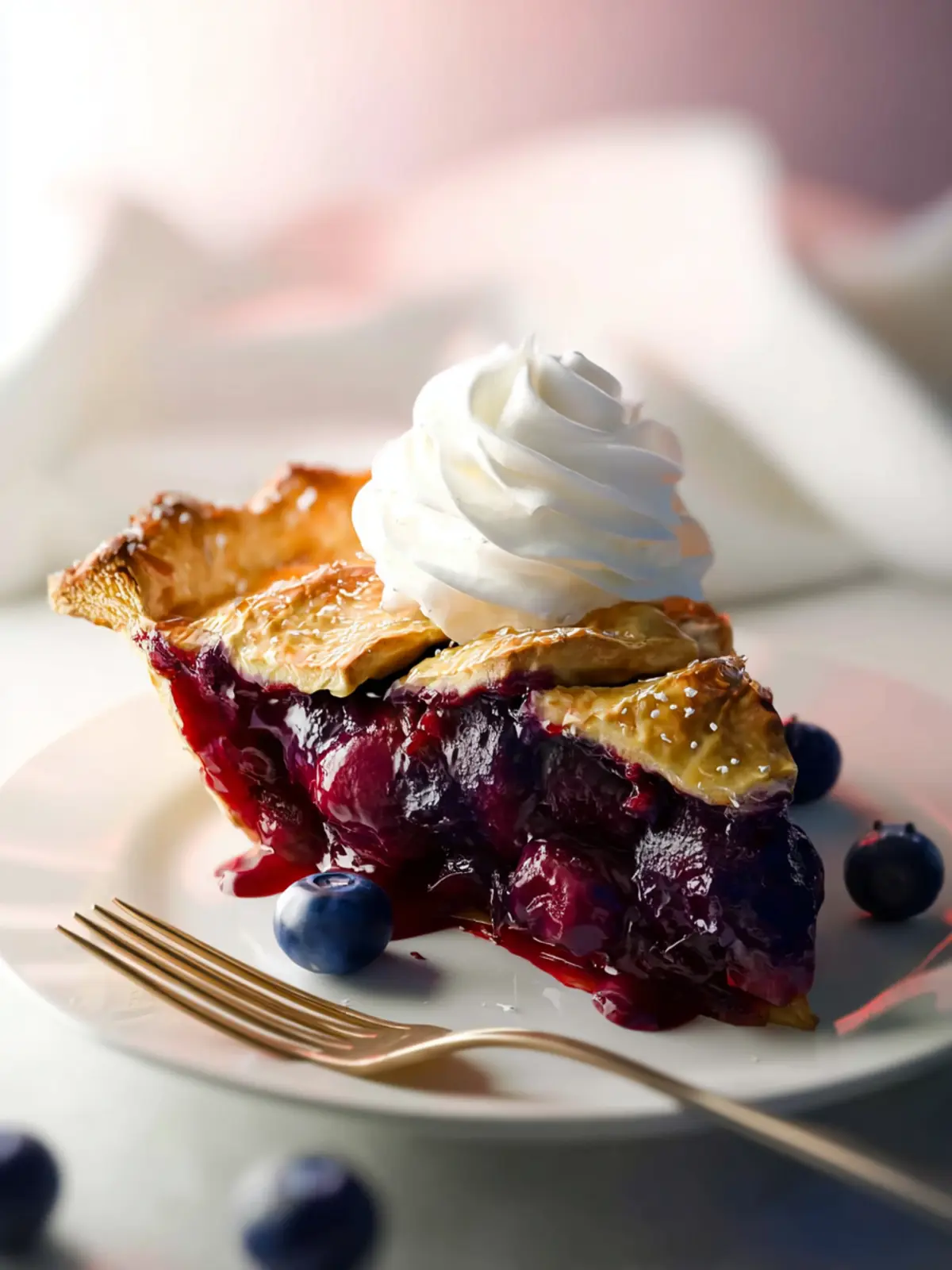 Blueberry Rhubarb Pie First Image