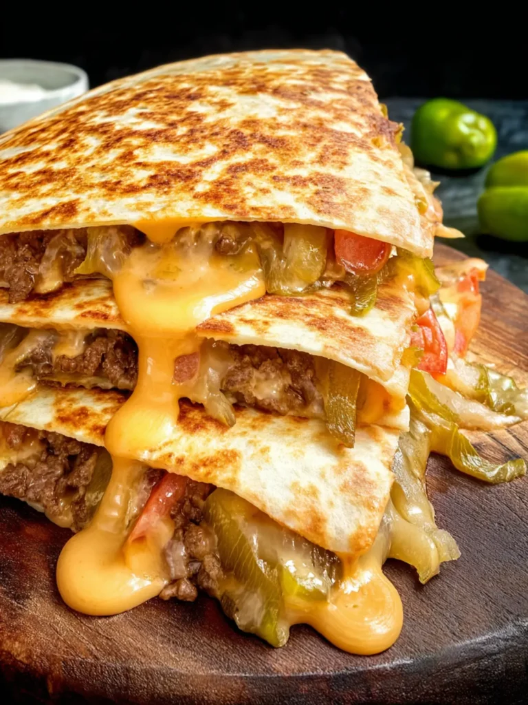 Cheeseburger Quesadillas First Image