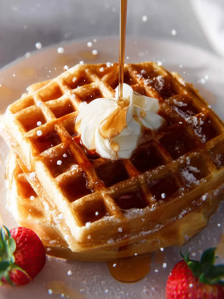 Fluffy Belgian Waffles First Image