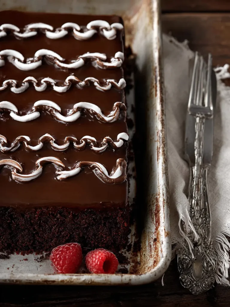 High Altitude Chocolate Hostess Sheet Cake First Image