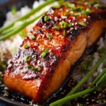 Honey Garlic Salmon First Image