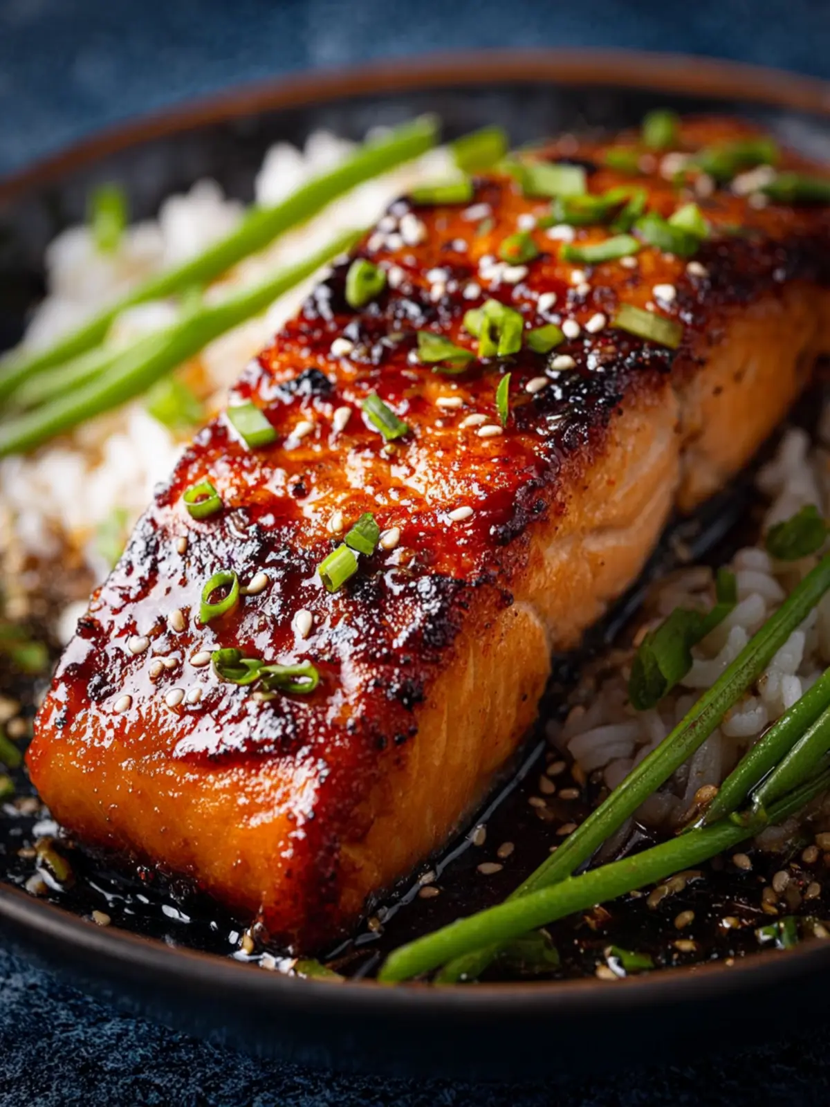 Honey Garlic Salmon First Image
