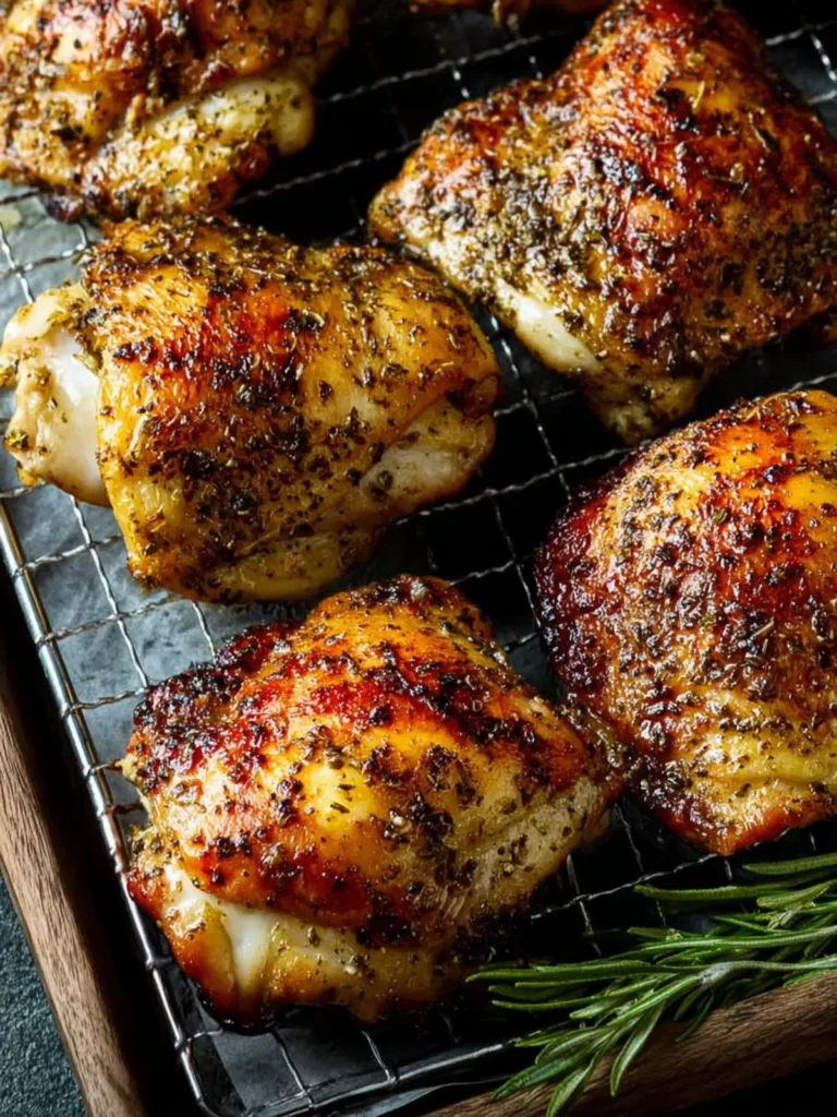 Marinated Chicken Thighs (Air Fryer or Oven) First Image