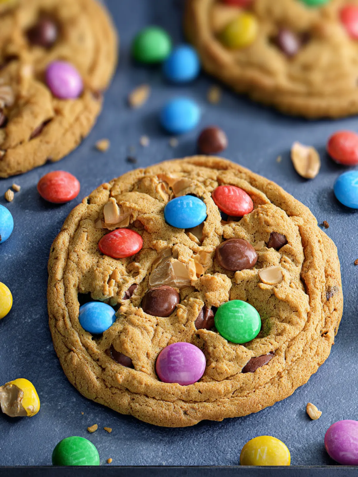Peanut Butter Peanut M&M Cookies First Image