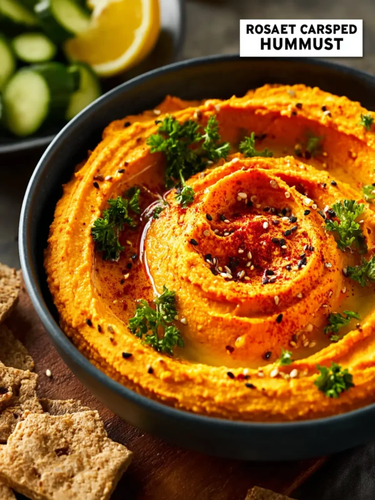 Roasted Carrot Hummus First Image