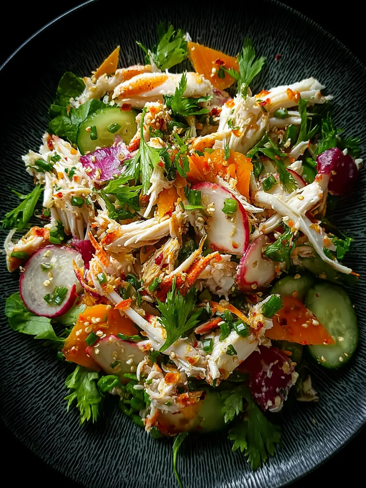 Zesty Chilled Asian Crab Salad First Image