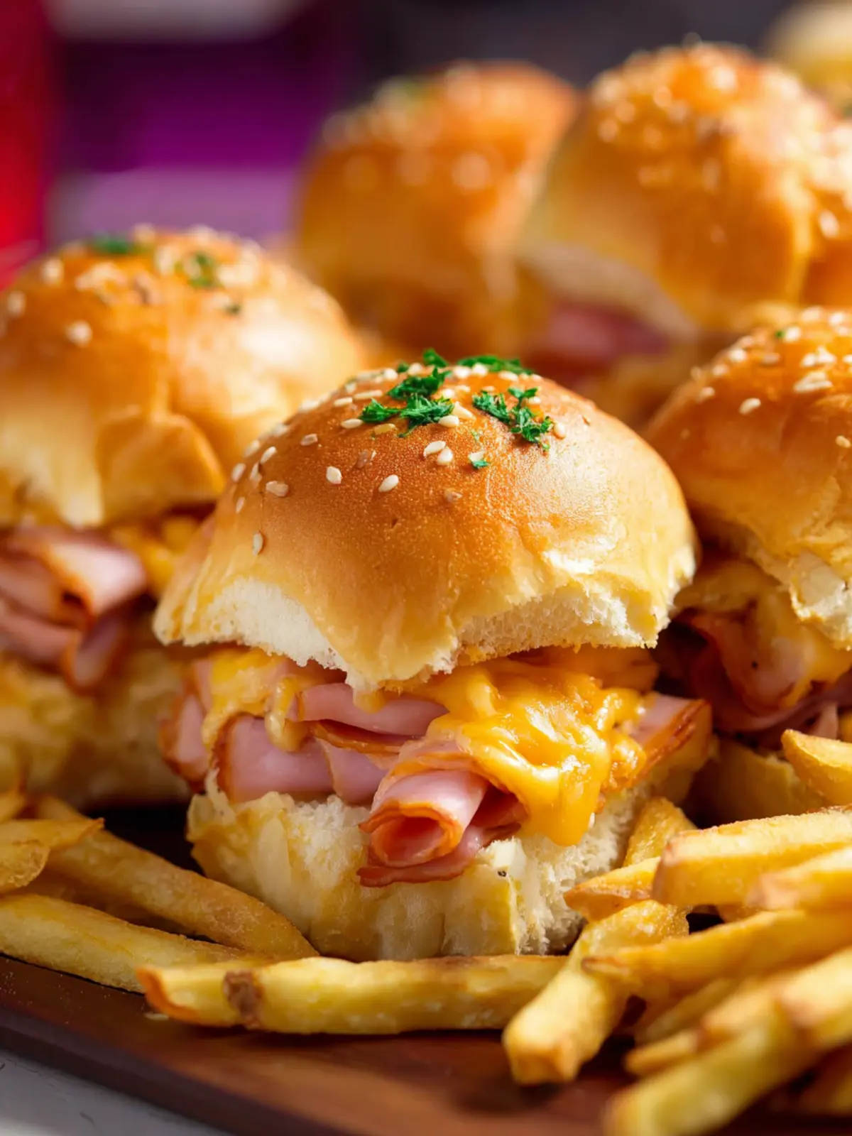 Ham Cheese and Fries Sliders First Image