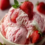 Strawberry Cottage Cheese Ice Cream First Image
