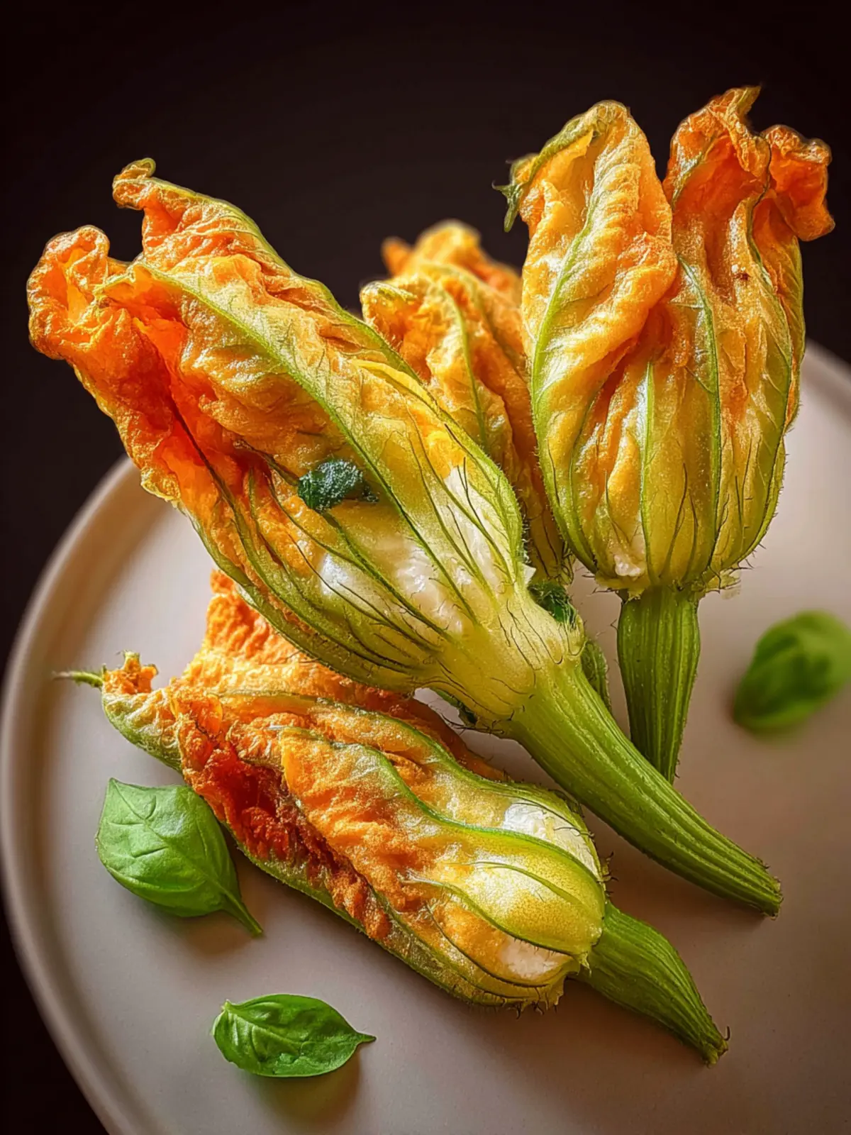 Zucchini Blossom Stuffed Ricotta Fried: Indulgent Summer Bites